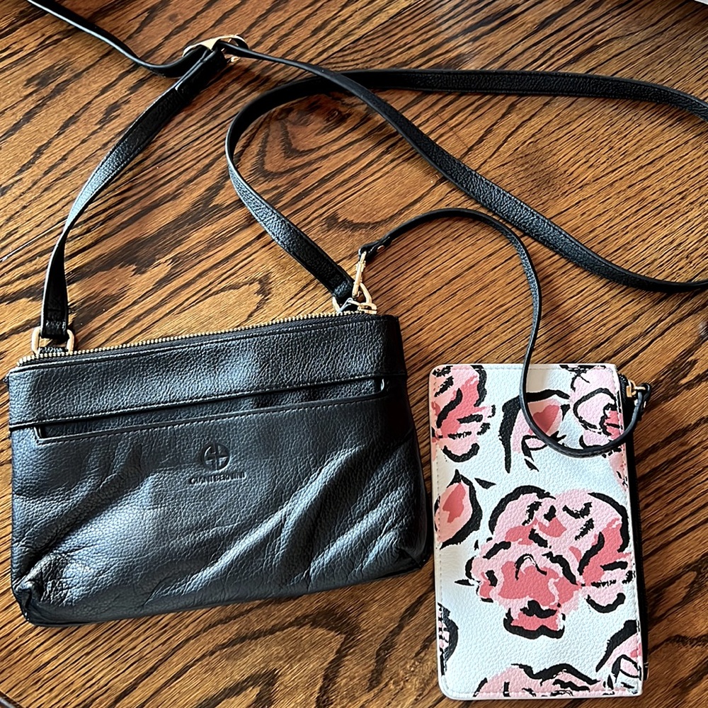 GIANIBERNINI - Black mini crossbody